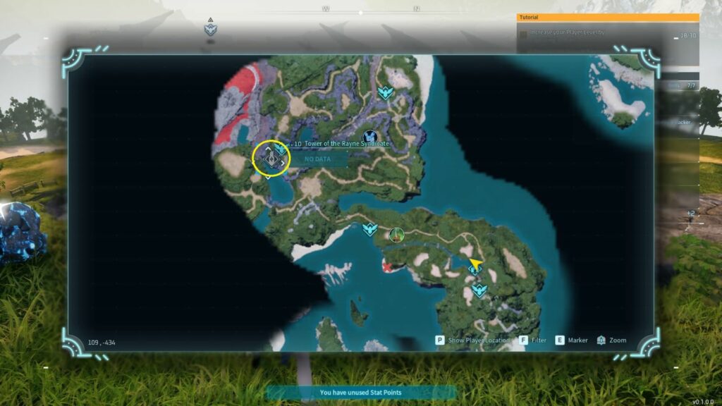 Palworld Rayne Syndicate Tower location