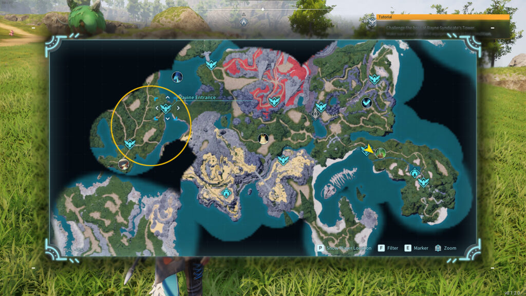 Palworld how to farm leather in Palworld mid to late game zone screenshot