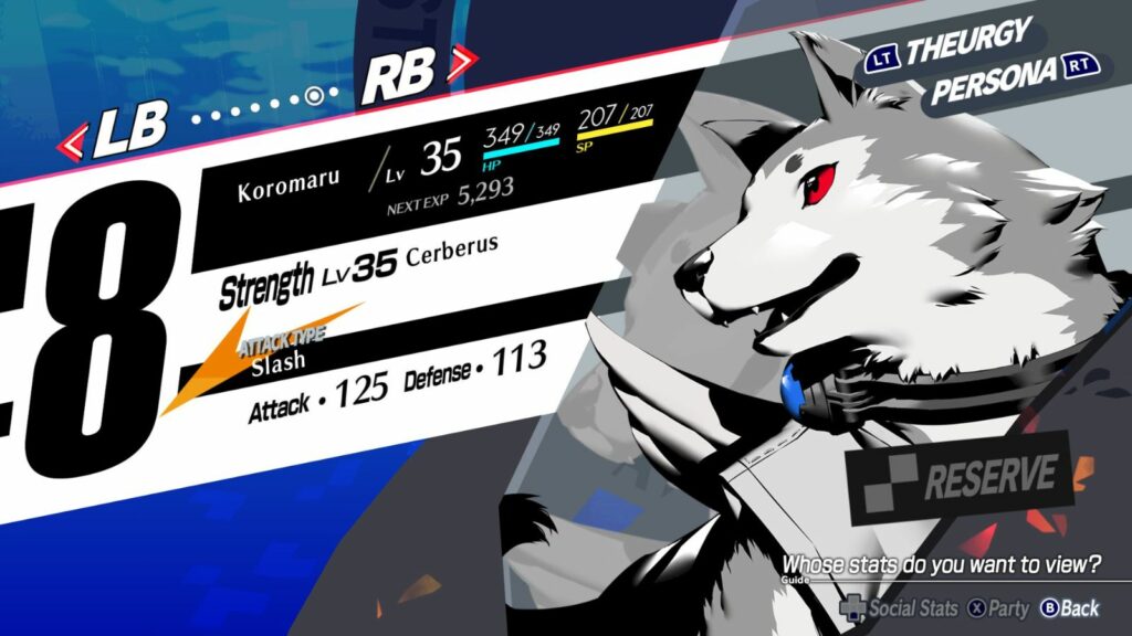 Persona 3 Reload's Koromaru
