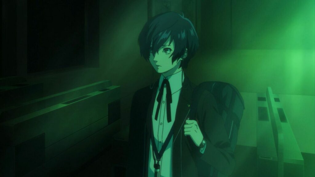 Persona 3 Reload review: The Protagonist in intro sequence