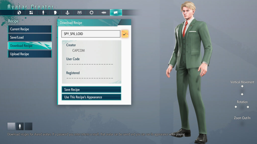 Loid in Street Fighter 6 in Spy x Family collaboration