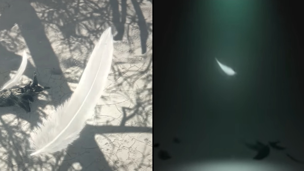White feather Easter egg in the Tekken 8 opening movie