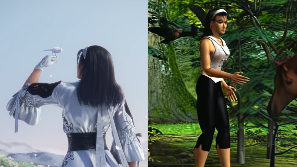 Jun with animals Easter egg in the Tekken 8 opening movie