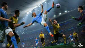 EA FC 24 Halaand bicycle kick