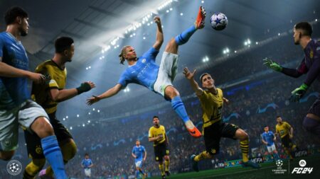 EA FC 24 Halaand bicycle kick