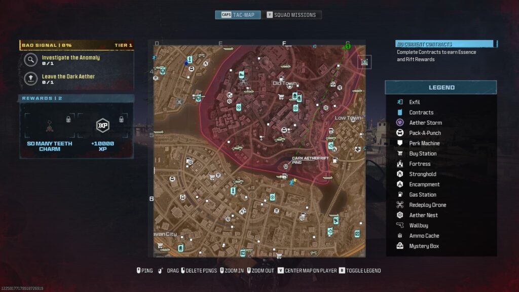 Dark Aether rift location in MW3 Zombies