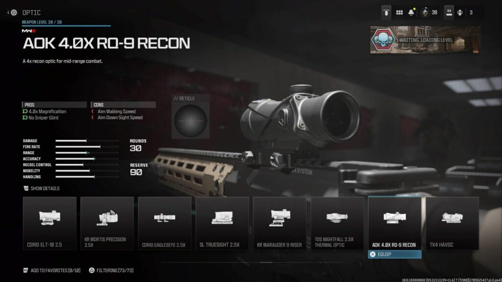 AOK 4.0x RQ-9 Recon in MW3