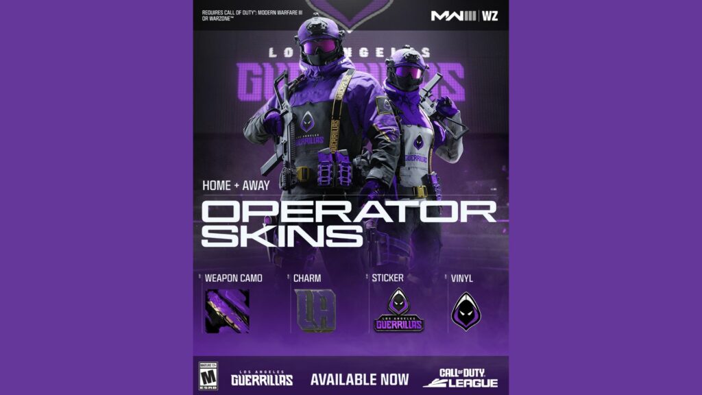 Los Angeles Guerrillas CDL 2024 Team Pack
