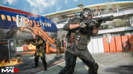 Fastest way to level up guns MW3 -- Operators in gunfight on Terminal