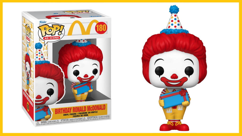 
Funko Pop! Ad Icons: McDonald's - Birthday Ronald McDonald on Amazon