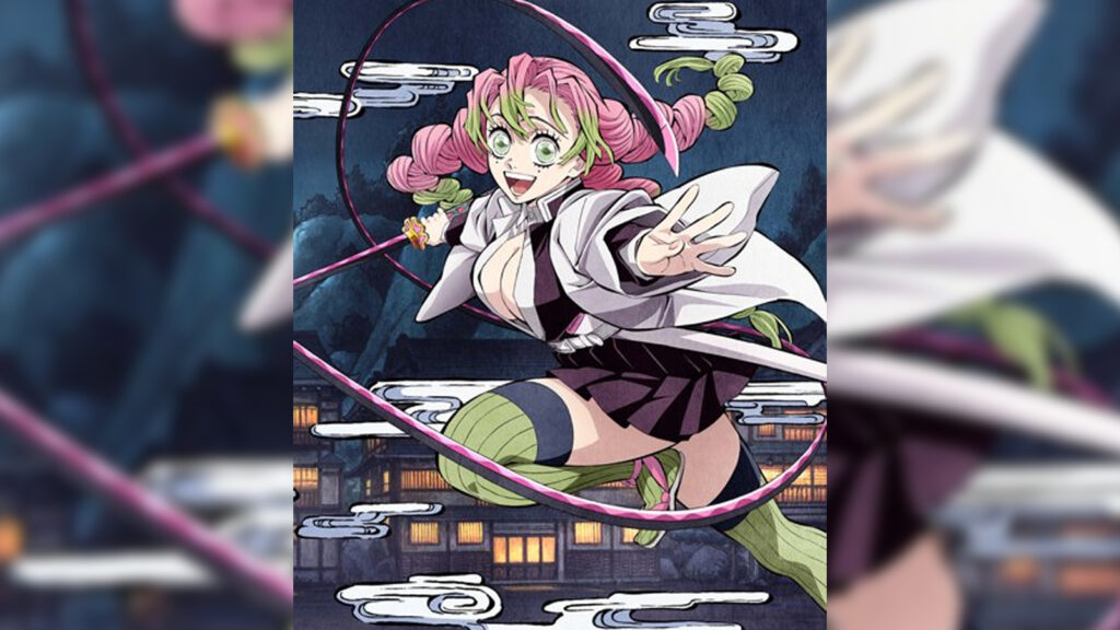 Image of Demon Slayer Hashira Mitsuri Kanroji in season 3 of the manga taken from the series' official X page