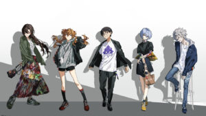 Neon Genesis Evangelion Shoes Radio Eva x Walsh collaboration official key art
