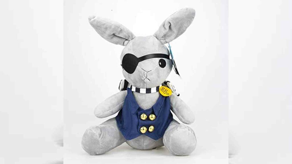 Big Fun Black Butler Kuroshitsuji Ciel Phantomhive Rabbit Plush Doll (Gray)