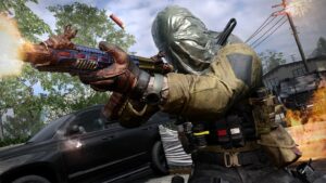 Operator with a mask in Call of Duyt Modern Warfare 3