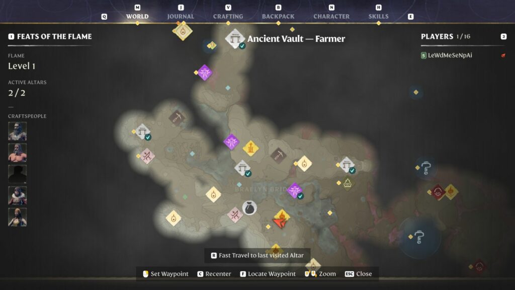 The farmer vault location