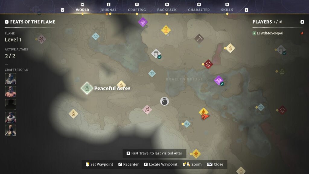 Setting up for Enshrouded farming with Peaceful Acres