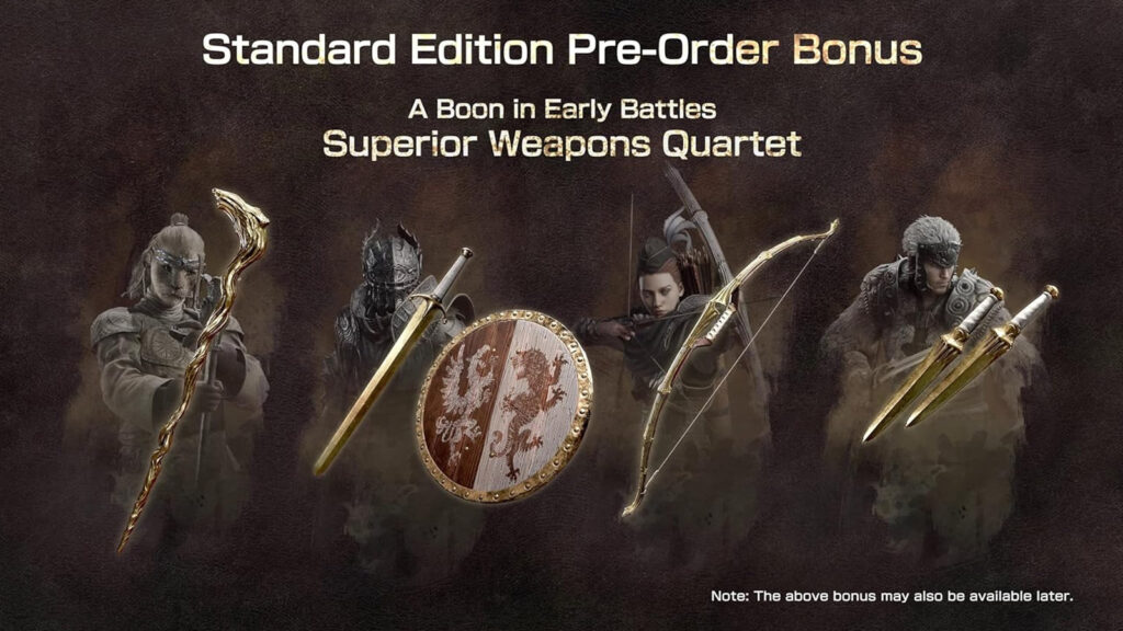 Dragon's Dogma 2 pre order bonus for the standard edition