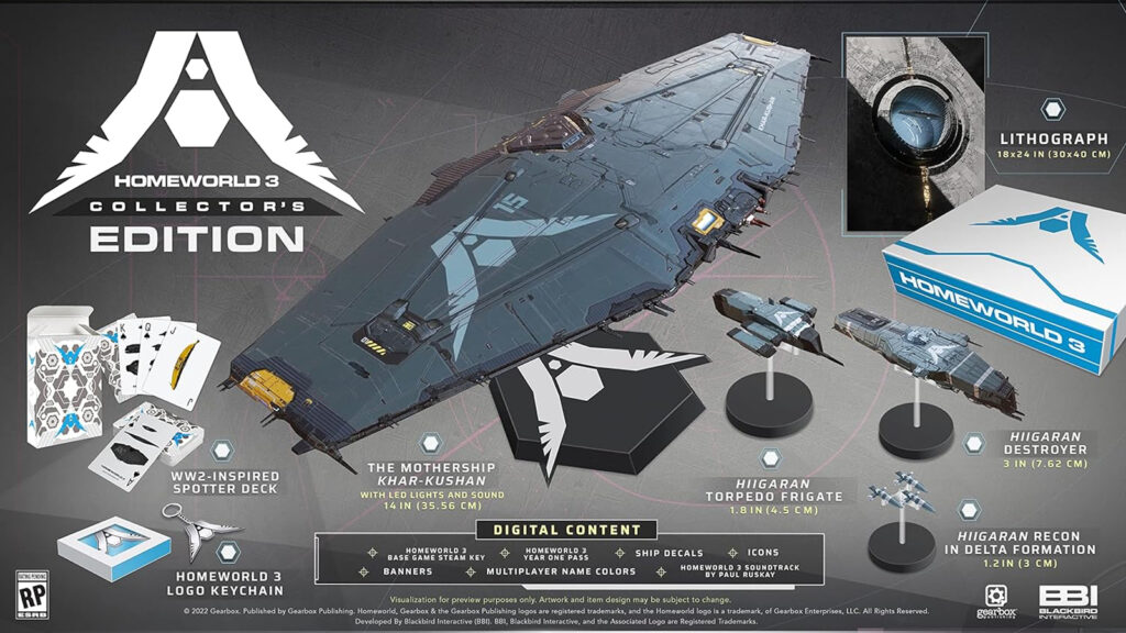 Homeworld 3 Collector's Edition set