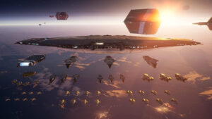 Homeworld 3 key art from the game's official website