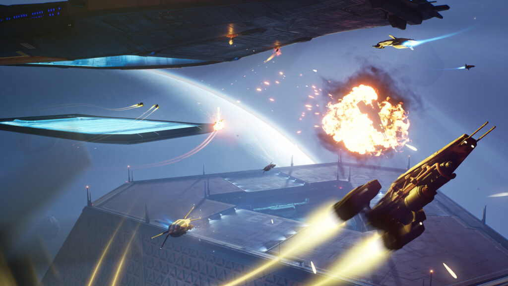 Homeworld 3 key art from the game's official website