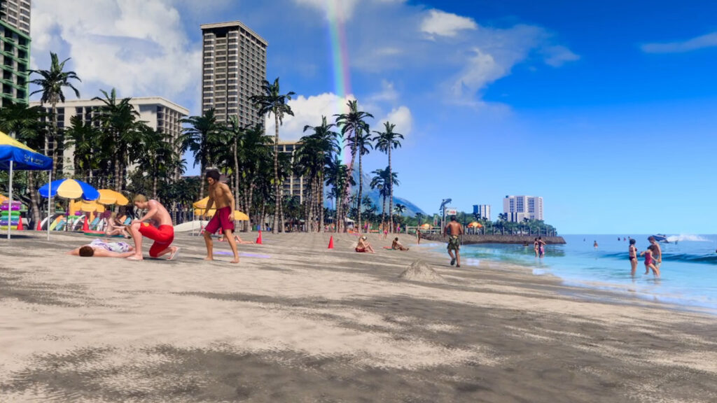 Like a Dragon Infinite Wealth screenshot image of Aloha Beach