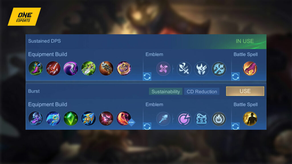 Mobile Legends: Bang Bang fighter Bane best build