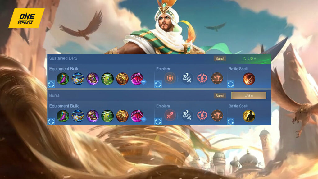 Mobile Legends: Bang Bang fighter Khaleed best build