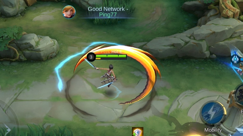 Mikasa Fanny skin Tornado Strike