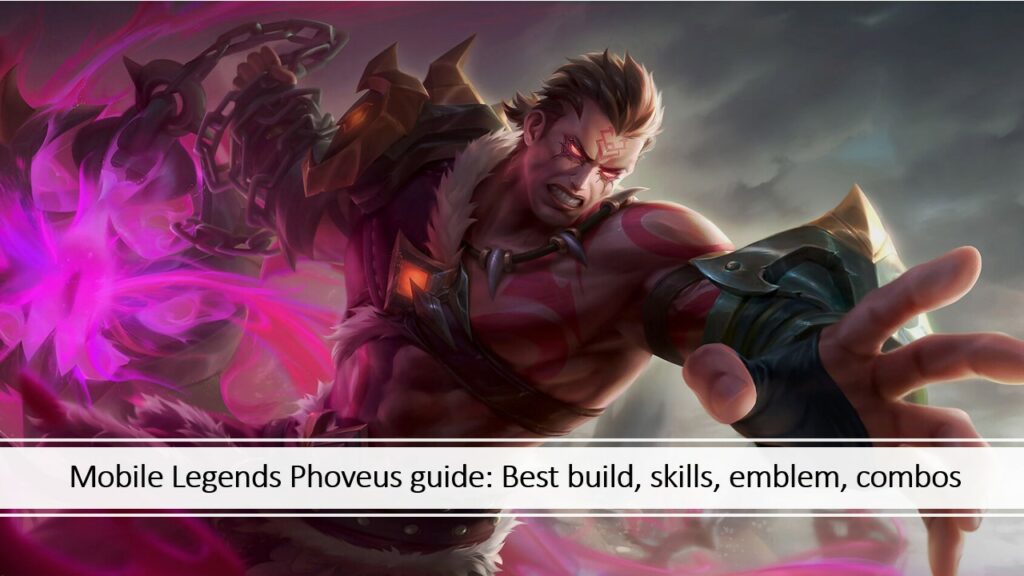 Mobile Legends: Bang Bang Horror Bringer Phoveus skin wallpaper with link to hero guide