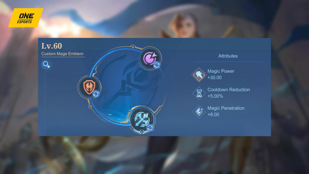 Mobile Legends: Bang Bang fighter Silvanna emblem setup