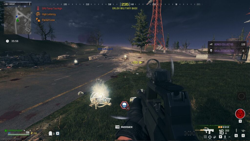 Collect Bones in Modern Warfare 3 and Warzone
