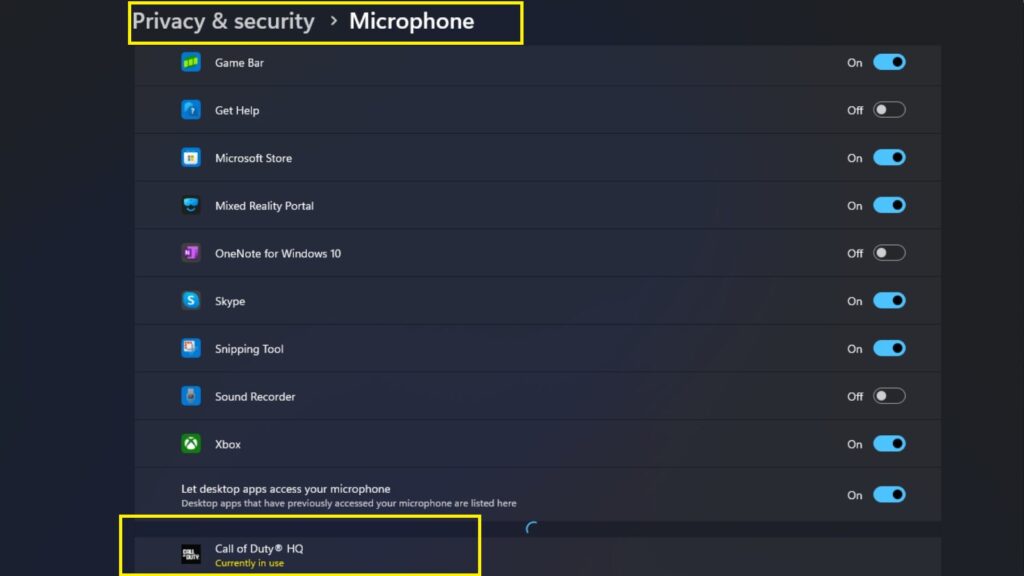 MW3 voice service unavailable error mic access