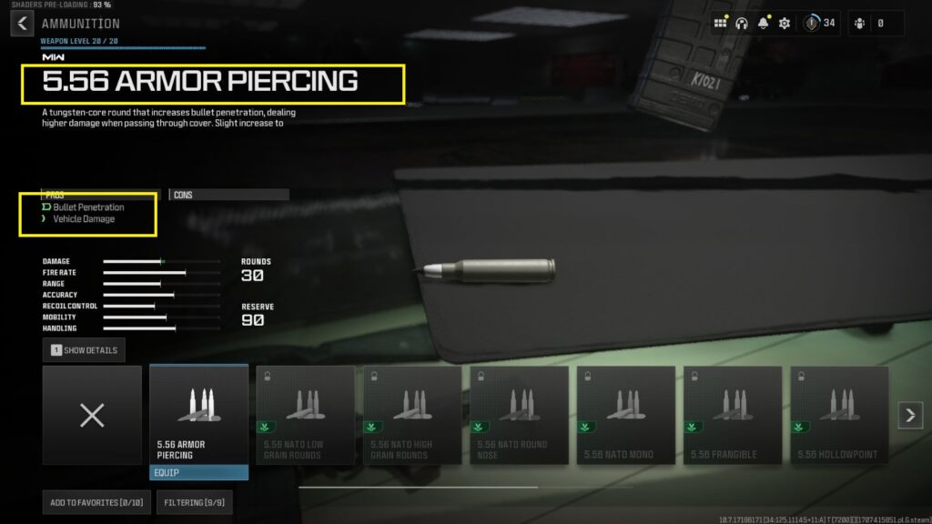 MW3 Penetration Rounds