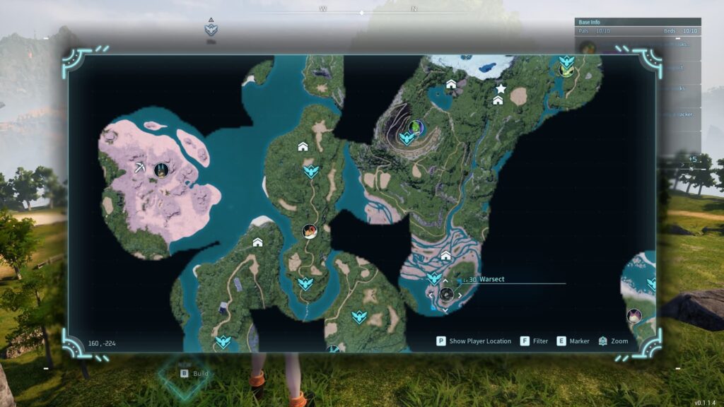 Palworld Warsect location