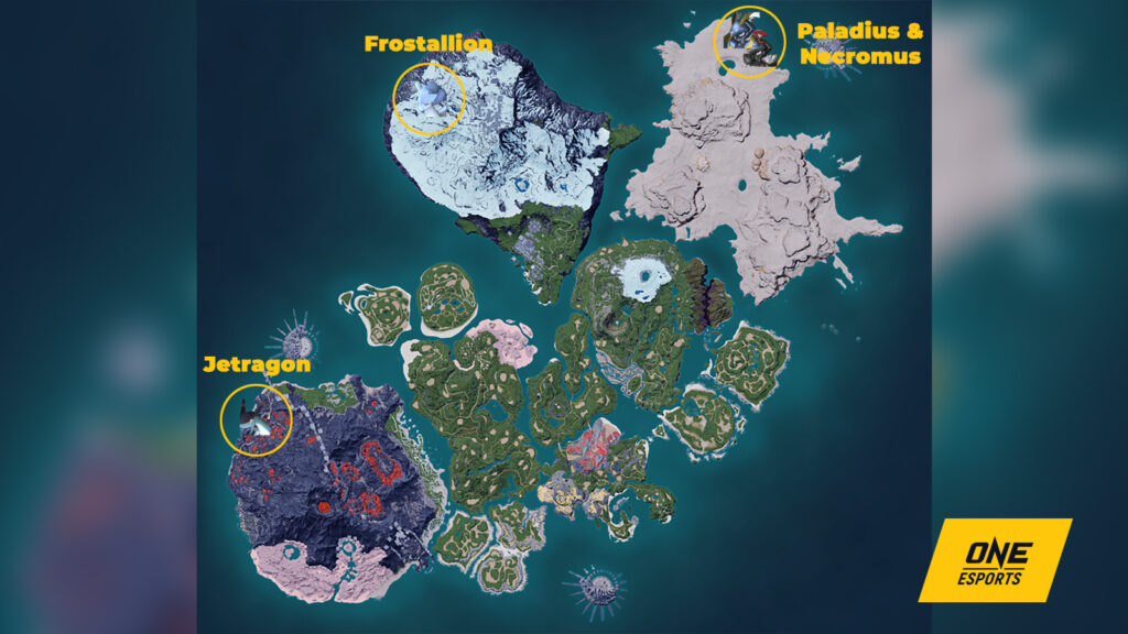 Palworld how to obtain Legend passive by capturing legendaries in Palworld map