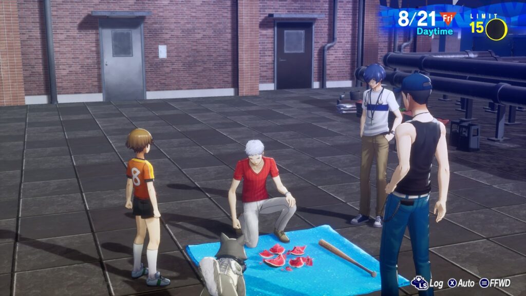 Daytime gathering in Persona 3 Reload