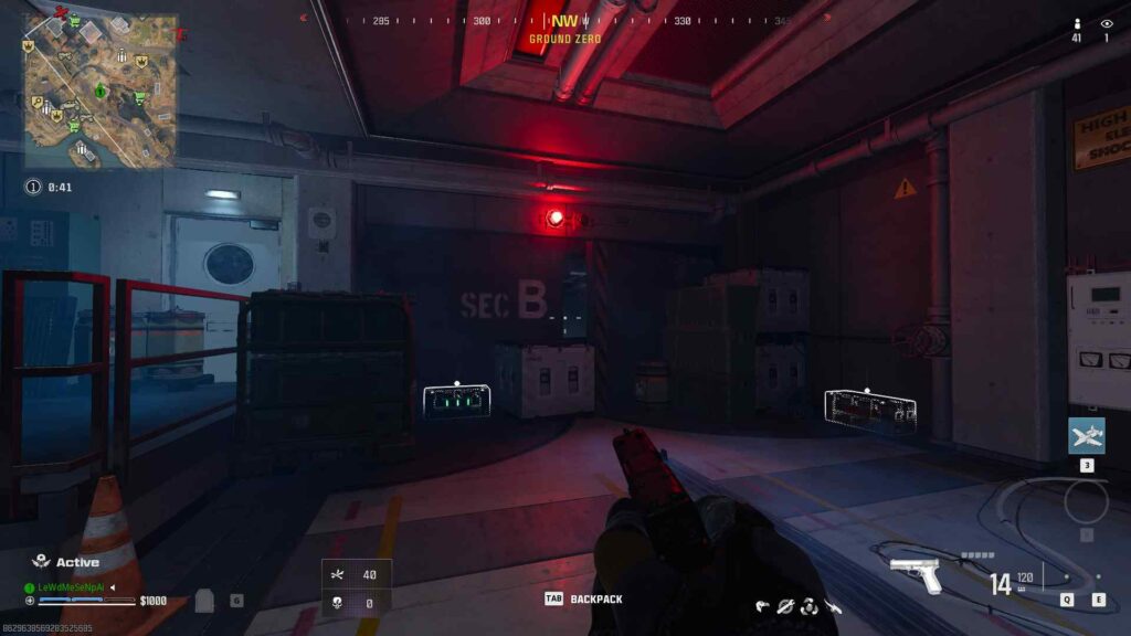 Warzone Section B hidden area