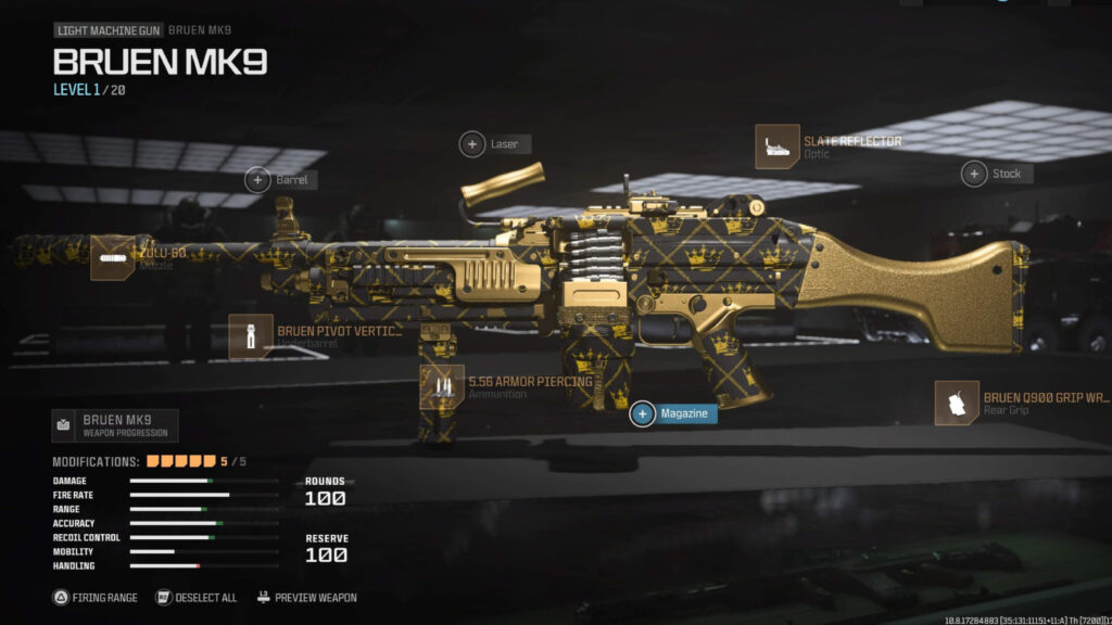 Best Bruen mk9 loadout in MW3
