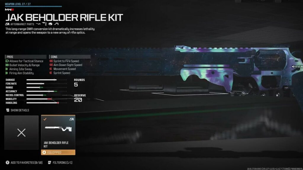 MW3 Marksman Rifle conversion kit