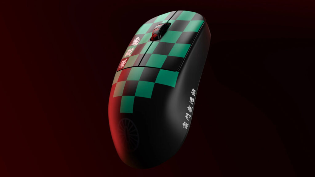 The X2V2 Tanjiro gaming mouse from the Pulsar x Demon Slayer collaboration