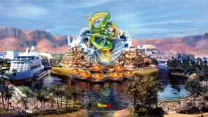Qiddiya's Dragon Ball theme park concept art
