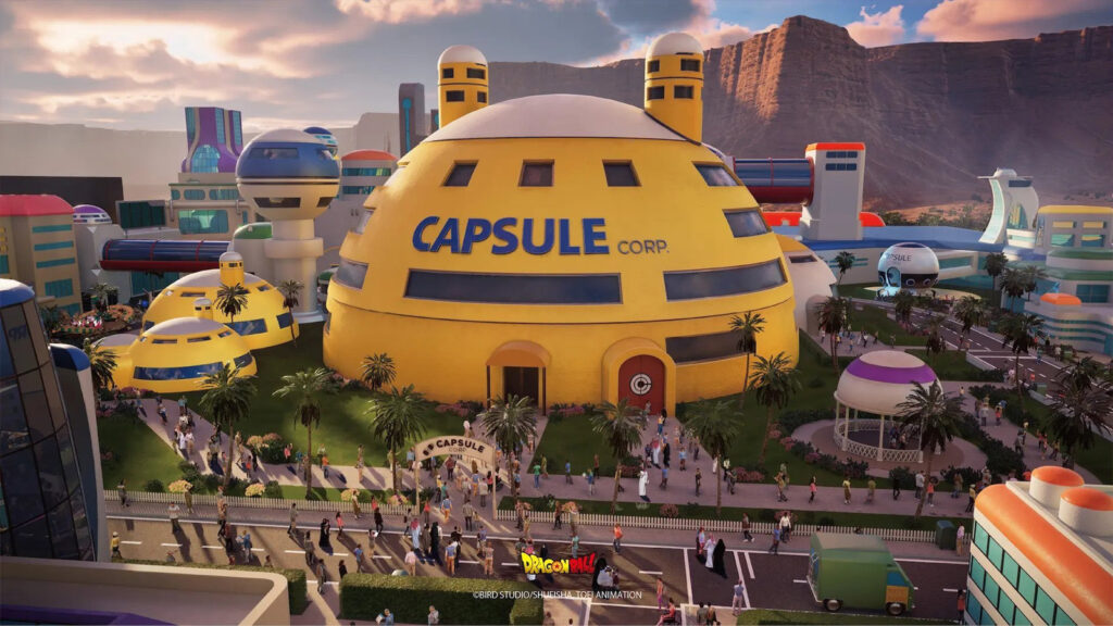 Qiddiya's Dragon Ball theme park concept art