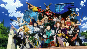 My Hero Academia all U.A. High School heroes