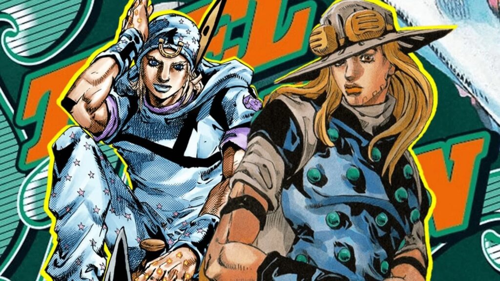 Steel Ball Run protagonists Johnny Joestar and Gyro Zeppeli