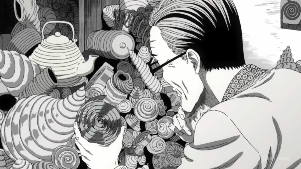 Uzumaki anime character Toshio Saitou