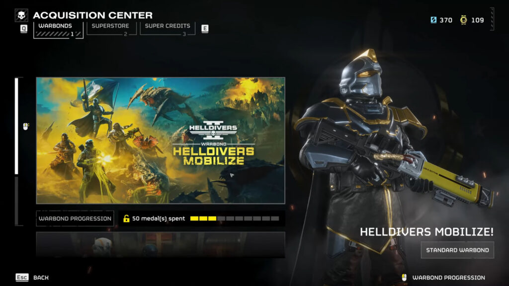 Boosters in Helldivers 2