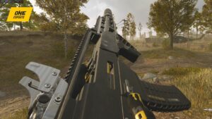 Call of Duty Modern Warfare 3 Holger 556 in-game screenshot on Wasteland map