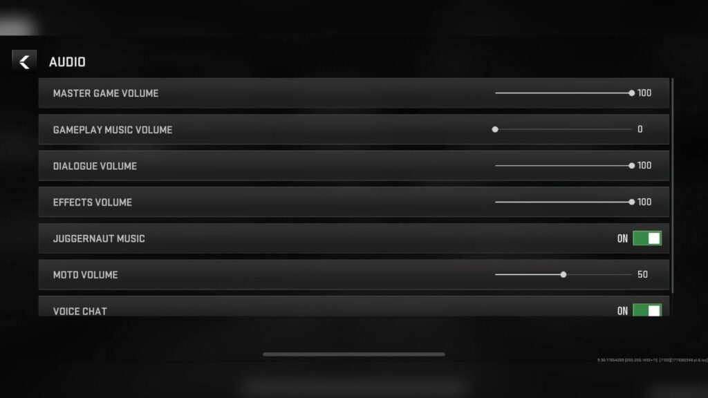 Warzone Mobile best settings for audio