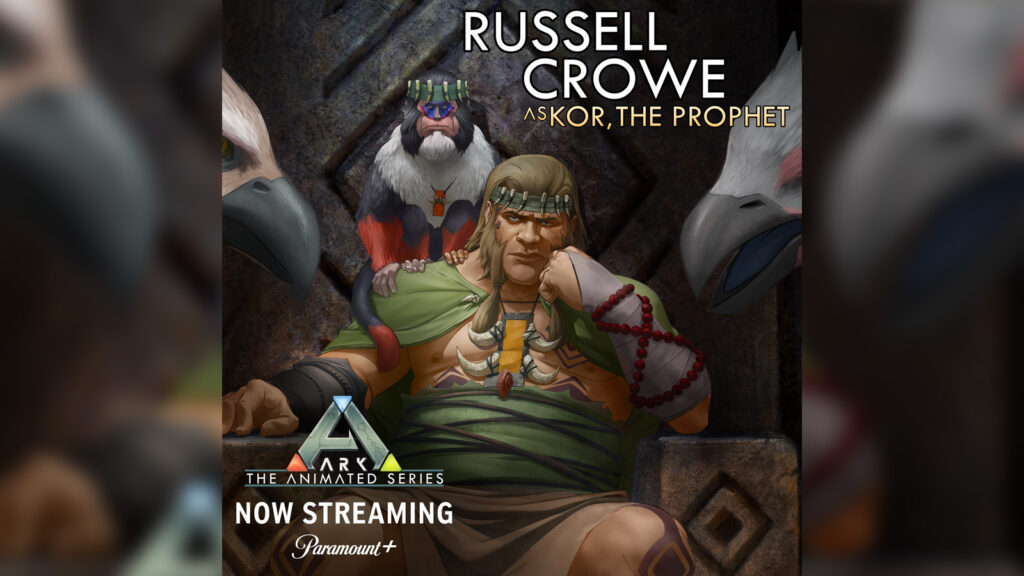 Russell Crowe as Kore, The Prophet in Ark The Animated Series