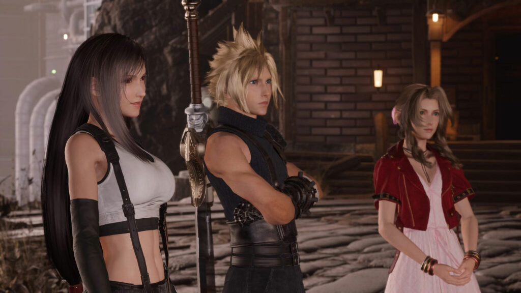 Tifa, Cloud, and Aerith in Final Fantasy 7 Rebirth